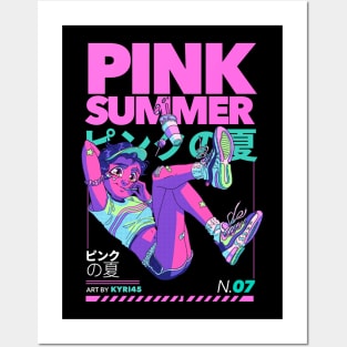 PINK SUMMER - Luz Posters and Art